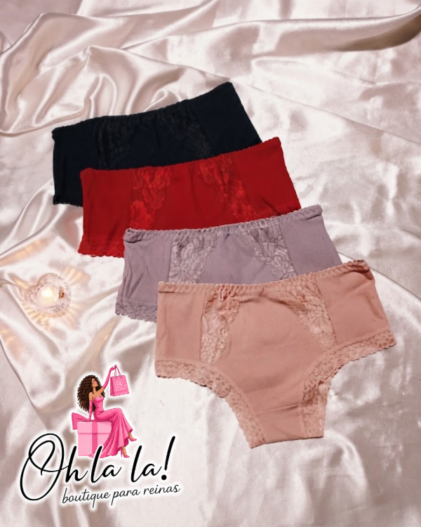 Producto - MINDY CULOTTE VEDETINAS DE MORLEY PREMIUM + PUNTILLA - 4