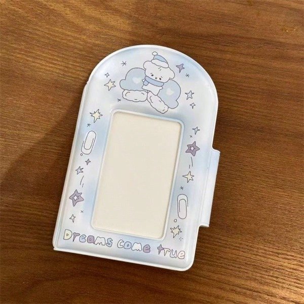Producto - Mini binder celeste osito +