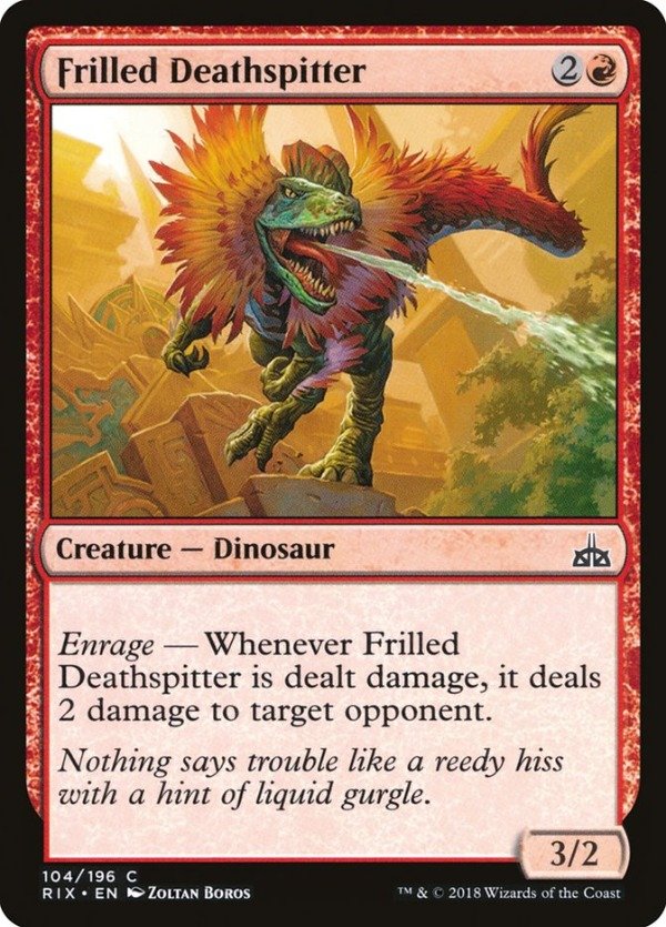 Producto - Frilled Deathspitter  Rivals of Ixalan