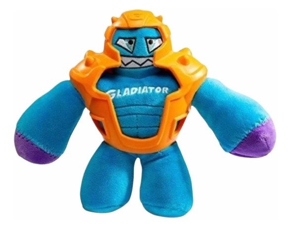 Producto - PELUCHE GIGWI BLUE GLADIATOR WITH TPR ARMOR 35 CM
