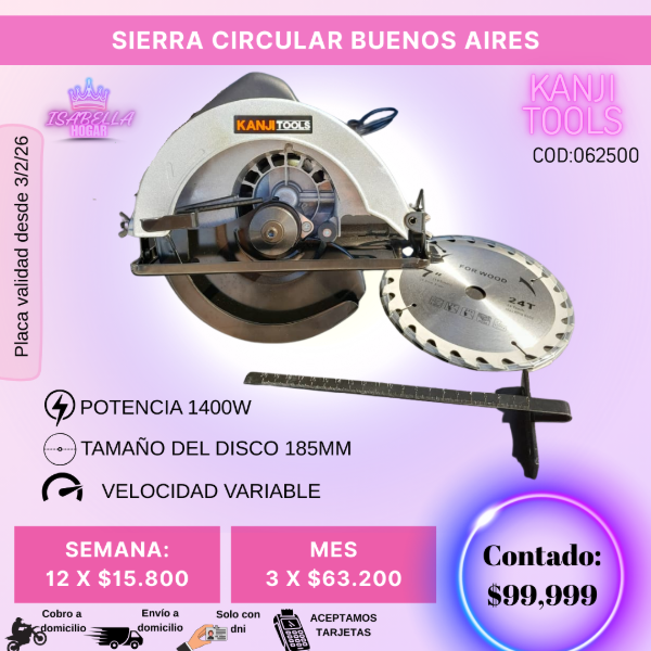 Producto - SIERRA CIRCULAR BUENOS AIRES COD062500