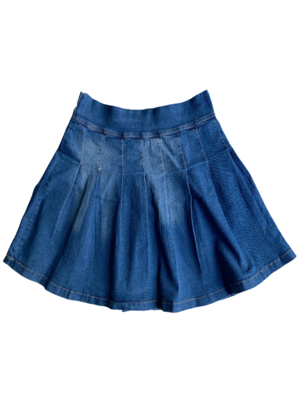Producto - pleated skirt denim (u)