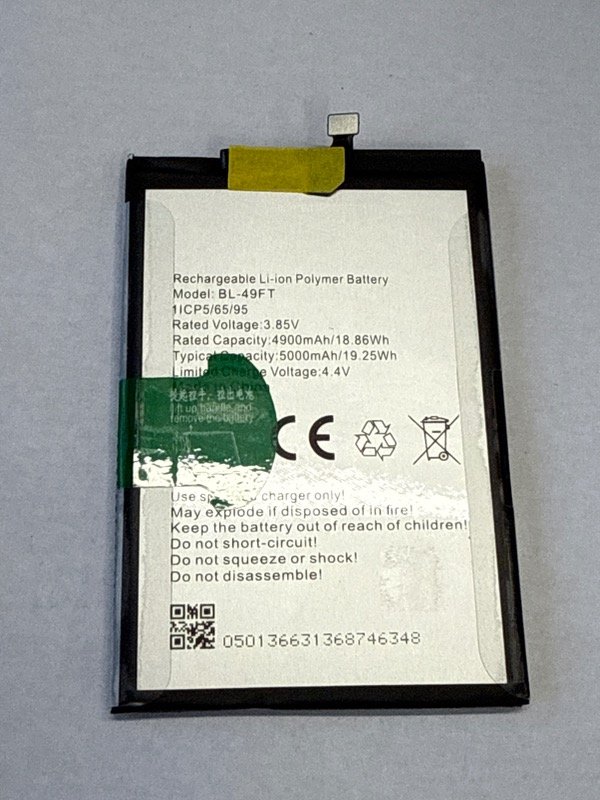 Producto - BATERIA INFINIX TECNO BL-49FX 49FT 49ST 49GX 20c go 2023 2024