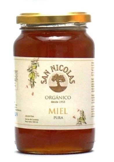 Producto - Miel Pura Liquida Orgánica Campo Claro 500Gr