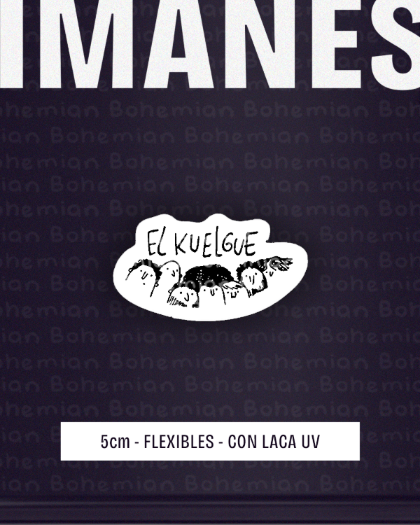 Producto - Iman EL KUELGUE con LACA UV - El Kuelgue