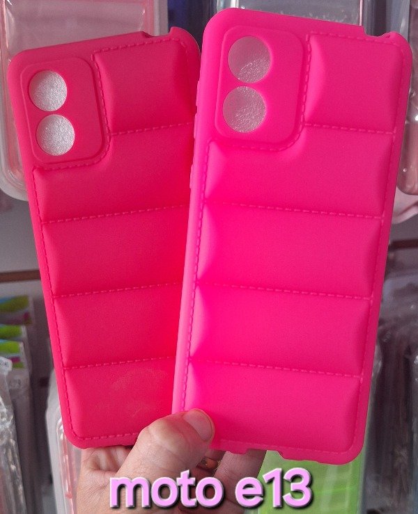 Producto - Fundas puffer. Moto e13