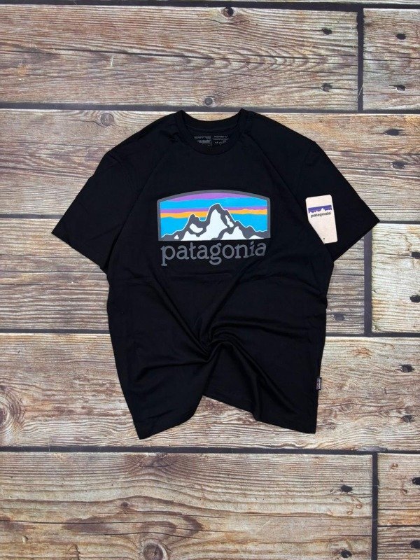 Producto - REMERA PATAGONIA P-6 Logo Arc BLACK