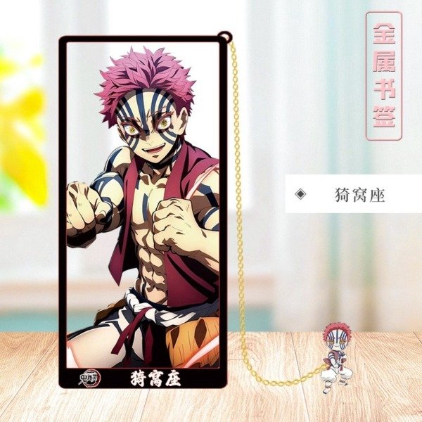 Producto - Señalador Metalico Demon Slayer Akaza
