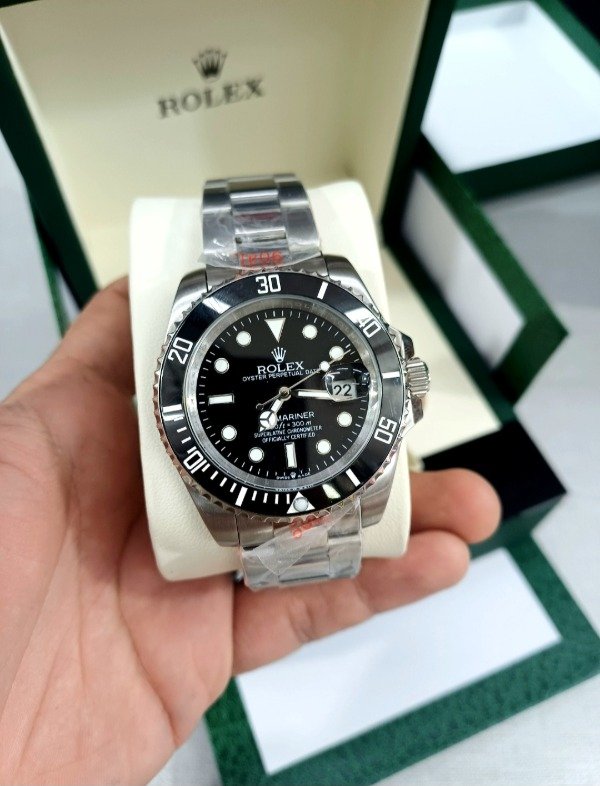 Producto - Reloj RLX SUBMARINER Date AAA (plateado/negro)