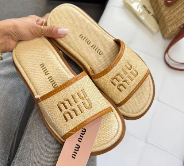 Producto - S12. Sandalia Miu Miu Caramelo Línea G5 34 35 36