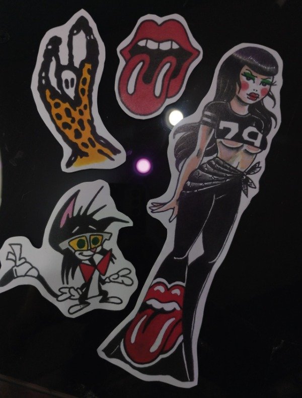 Producto - Stickers HARLEM SHUFFLE - Set x 4