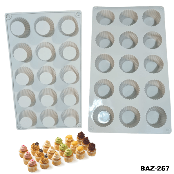 Producto - MOLDE DE SILICONA 15 MINI CUPCAKES