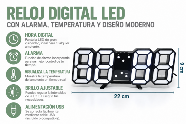 Producto - Reloj despertador - 0