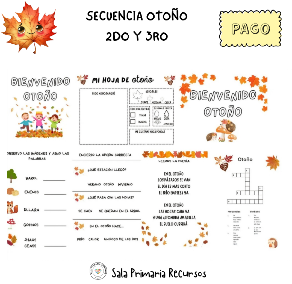 Producto - Otoño 2do y 3er grado