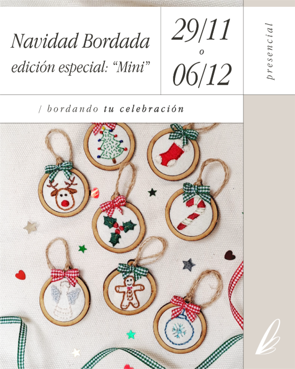 Producto - Workshop de Bordado Navideño