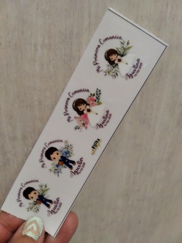 Producto - UV Tiritas 4x14cm Comunión Muestrario #1