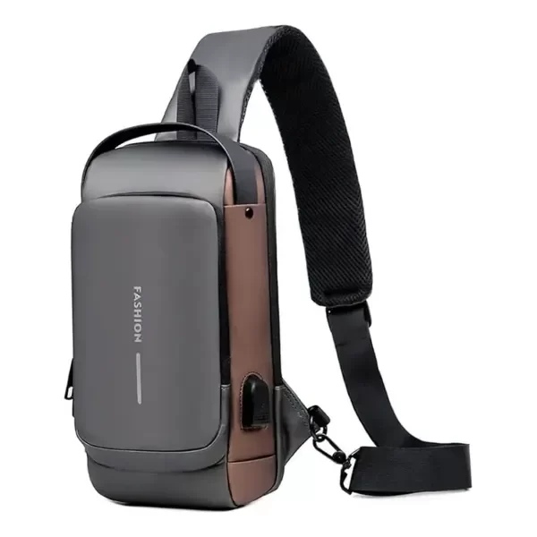 Producto - BL1224 MOCHILA CRUZADA MORRAL BANDOLERA CON CODIGO Y USB