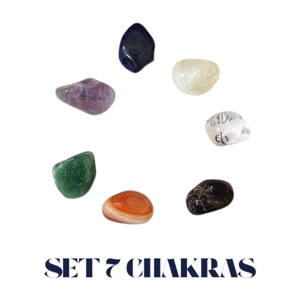 Producto - LOS 7 CHAKRAS PIEDRAS (AZUL)