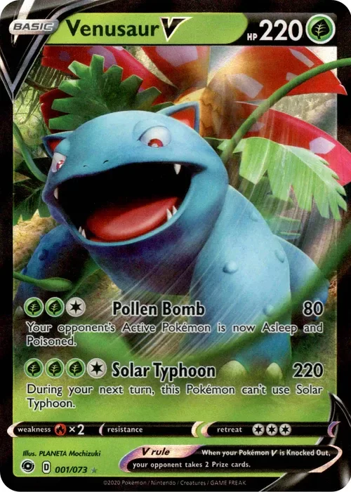 Producto - Venusaur V - 1/73 - Champion's Path - Holo