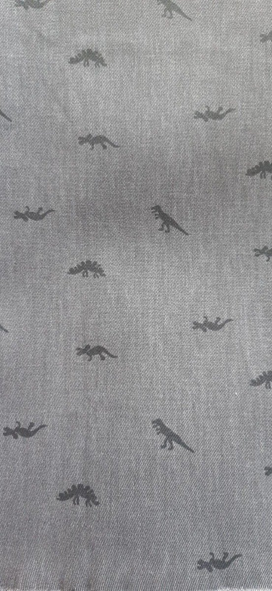 Producto - Bandana celeste gris con dino