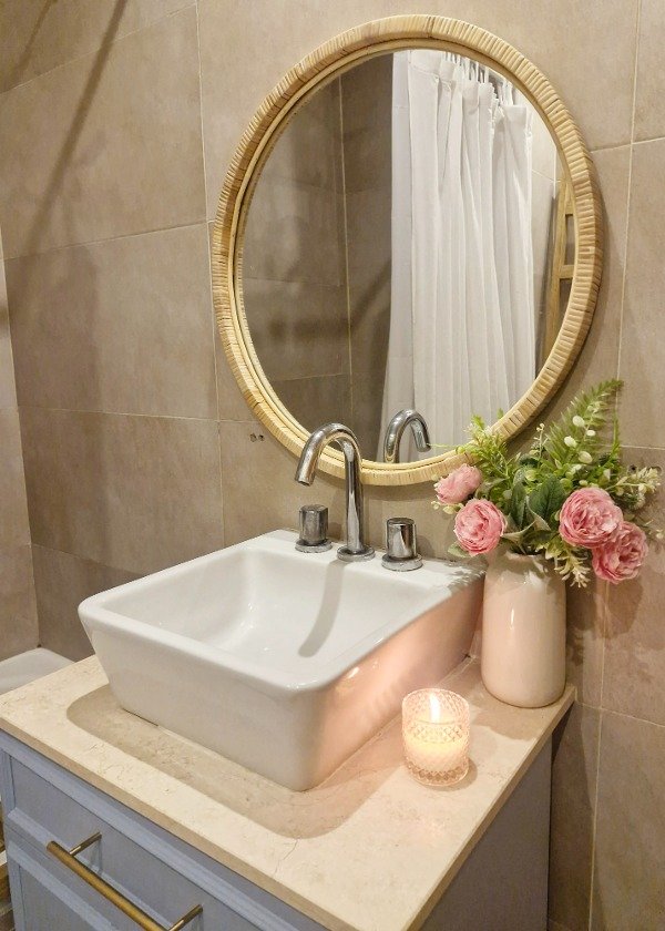 Producto - Espejo rattan 60cms PRAGA