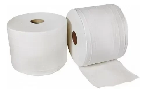 Producto - Bobina de papel blanca doble hoja 20 cm x 400 M Eco x 2 U
