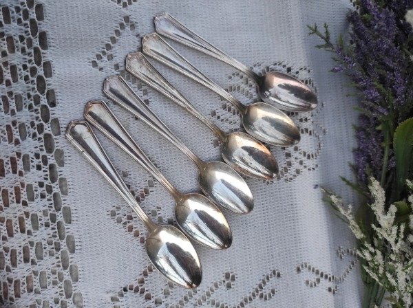 Producto - Cucharas de café baño en plata 0