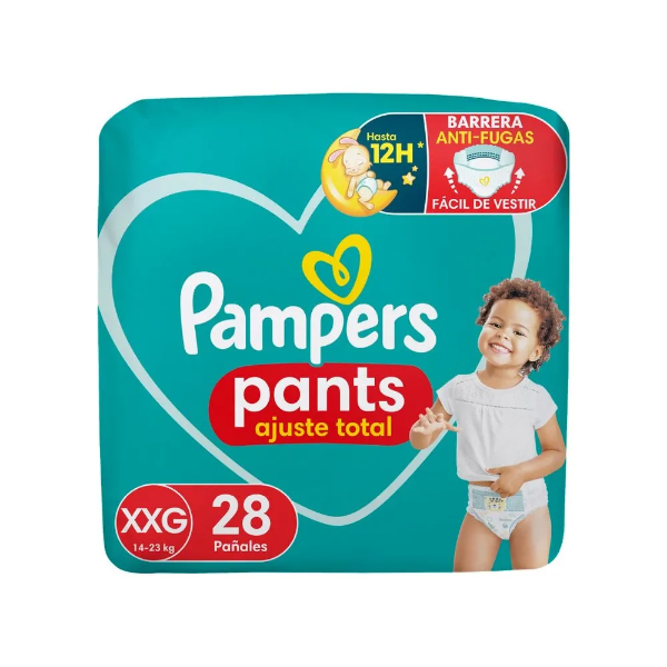 Producto - Pañales Pampers Pants Ajuste Total Talle XXG Extra Extra Grande x 28