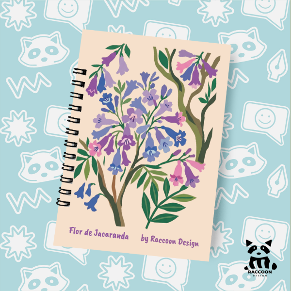 Producto - Agenda Perpetua Flor de Jacaranda