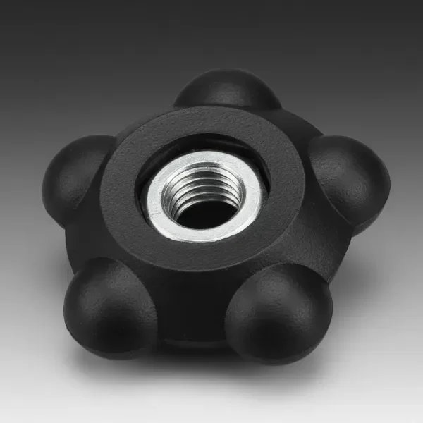 Producto - Regatón Perilla  Hembra Con Tuerca 5/16 X 10 Unidades
