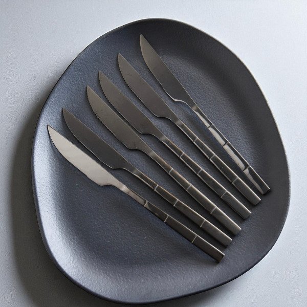 Producto - Set de 6 cuchillos mod. Bambu negro