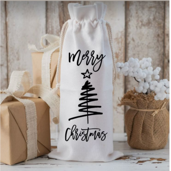 Producto - Bolsa para botella de apriete lienzo