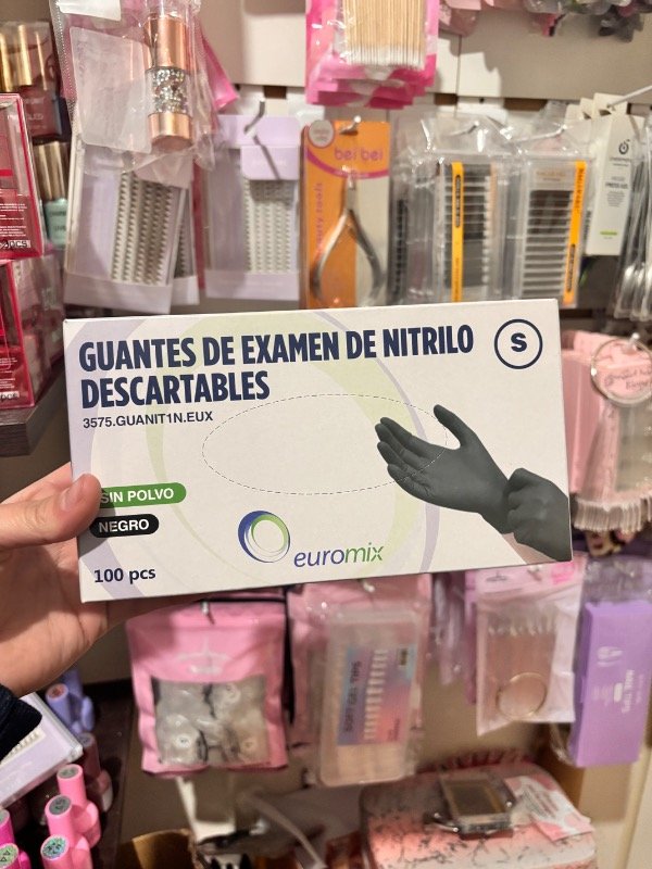 Producto - guantes de nitrilo negros 100pcs