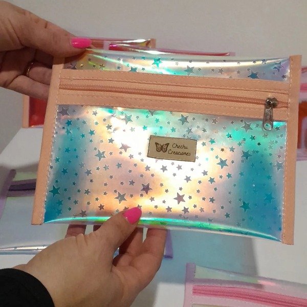 Producto - Sobre Cristal estrellas (salmón)