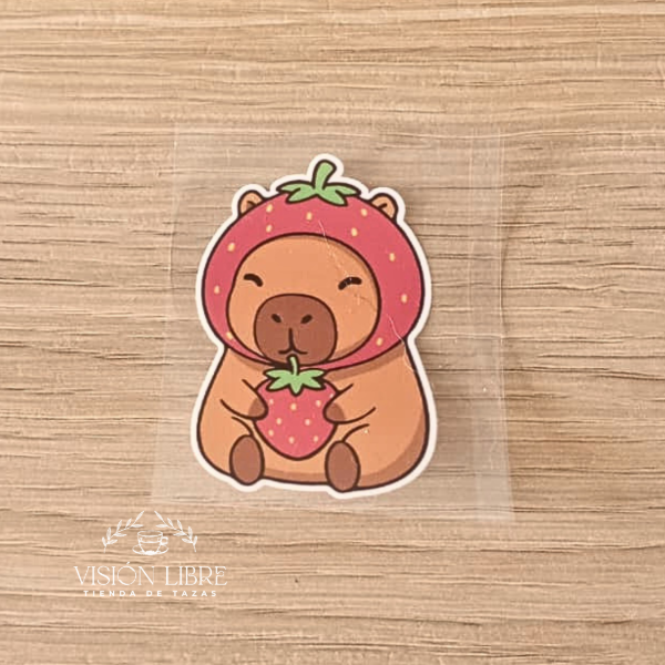 Producto - Stickers Carpincho 6cm - 4