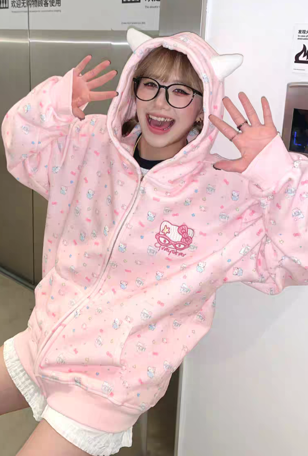 Producto - Campera Hello Kitty Y2K Pink