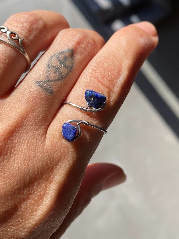 Producto - Anillo DELI de Lapislázuli