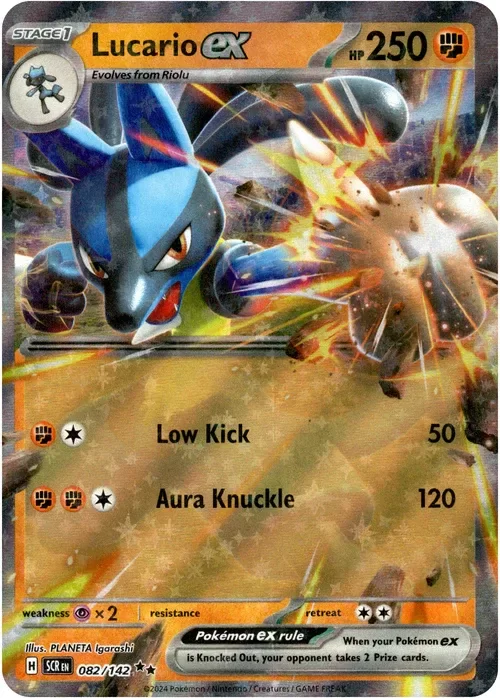Producto - Lucario ex - 082/142 - Stellar Crown - Holo