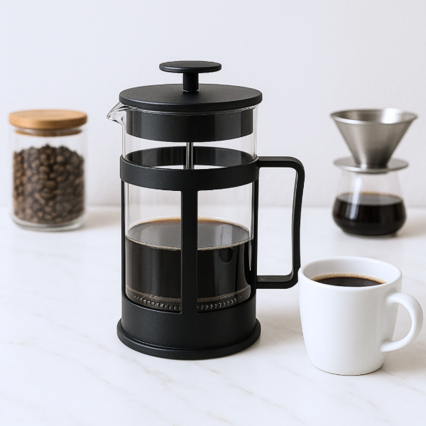 Producto - Cafetera Negra con embolo
