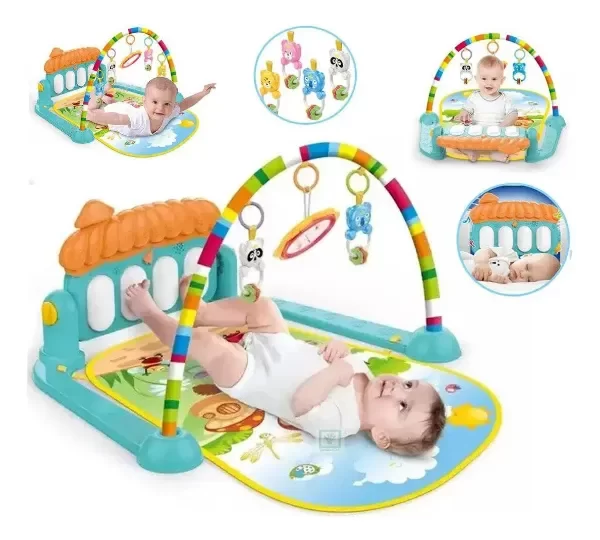 Producto - Alfombra Gimnasio Con Piano Bebé Didáctico 6084