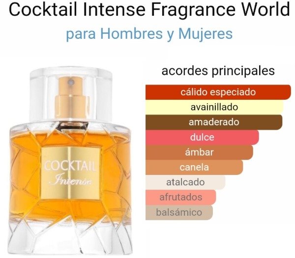Producto - Perfume Cocktail Intense 100ml Fragrance World - 1
