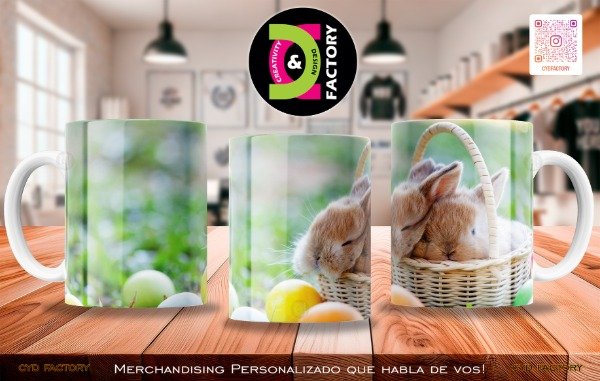 Producto - Taza Felices Pascuas - TZ-RT-BL-11OZ-185-FES-PAS