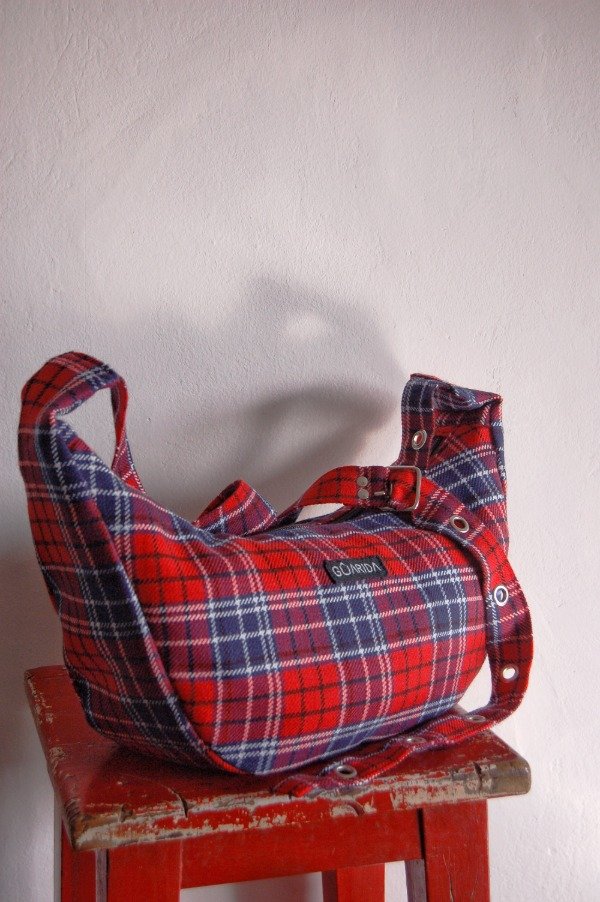 Producto - Cartera/morral tartán - 1