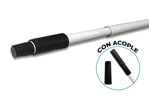 Producto - Cabo a rosca extensible a 2 mt con acople - Liviano - hierro