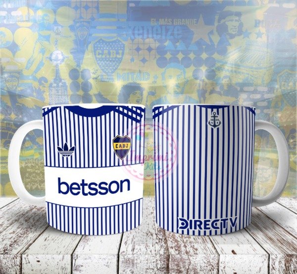 Producto - Plantillas Tazas Boca Juniors sublimar Taza Camiseta Alternativa 2026 #t770 - 1