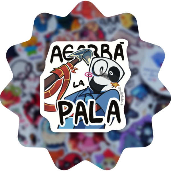 Producto - Sticker - AGARRÁ LA PALA