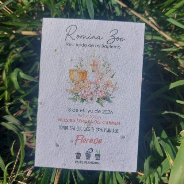 Producto - Tarjeta Plantable Bautismo - 10