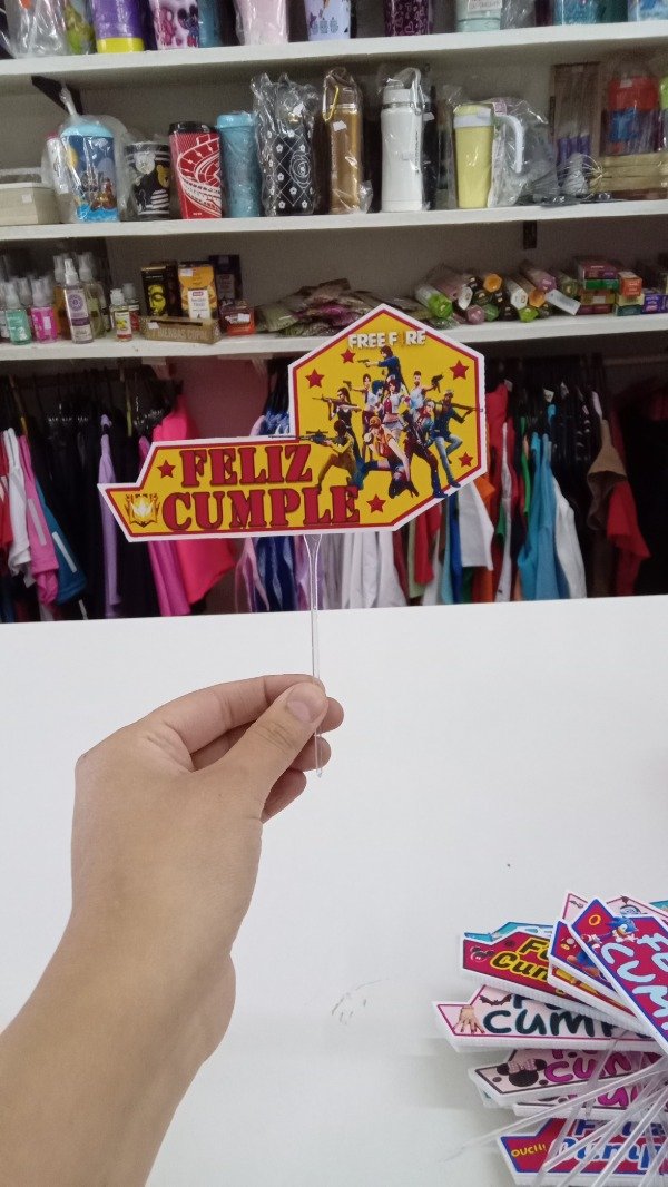 Producto - Cartel para torta varios modelos