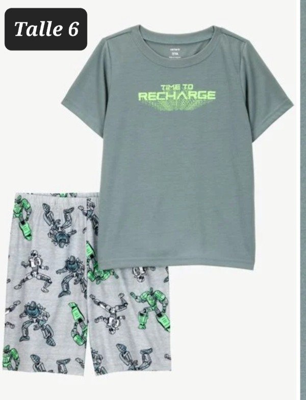 Producto - Pijama carters 2 piezas talle 6