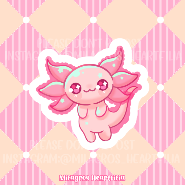 Producto - Sticker - Axolote